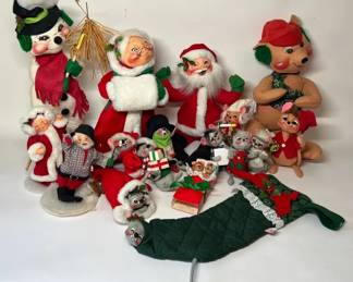 Annalee Doll Christmas Lot The Mice Collection