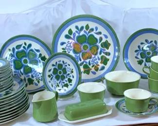 MidCentury Modern Royal China USA Damsel Ironstone