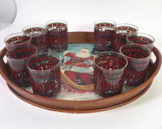 Set Of 10 Vintage Houze Lowball Glasses