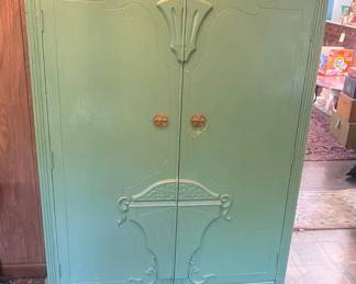 Vintage Wooden Armoire