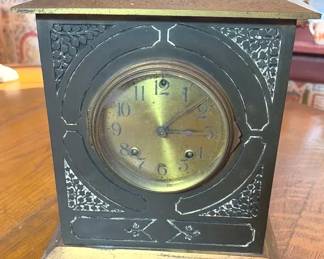 Ansonia Brass Case Mantel Clock