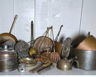 Lots Of Vintage Antique Metal