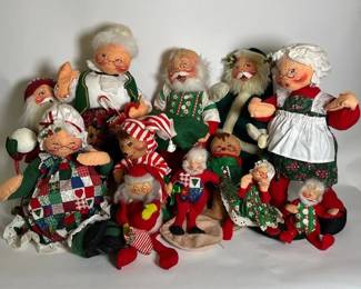 Annalee Doll Christmas Collection, Santas And More