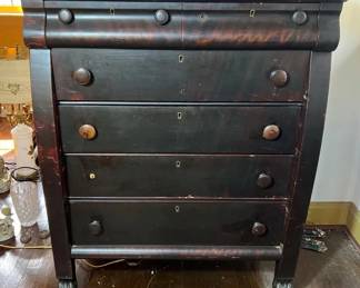 American Empire Chest Of Drawers