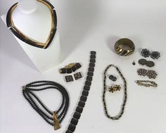 Black and Gold Tone Jewelry