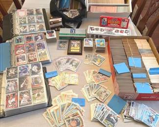 Huge Baseball, Basketball, Golf and Hockey Card Collection