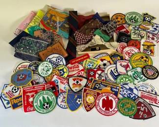 1980s Boys Soccer Tournament Patches More