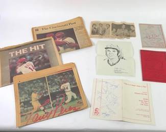 Cincinnati Reds Autographs and Memorabilia