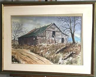 Joseph Emmert Original Watercolor Painting