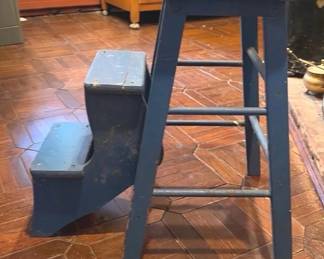 Vintage Wooden Step Ladder