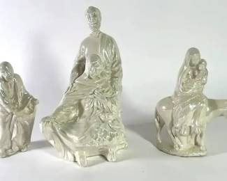 Vintage Glazed Ceramic Figurines