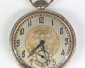 Dueber Hampton Open Face Pocket Watch
