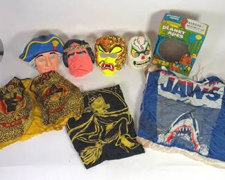 Vintage Childrens Halloween Costumes and Masks