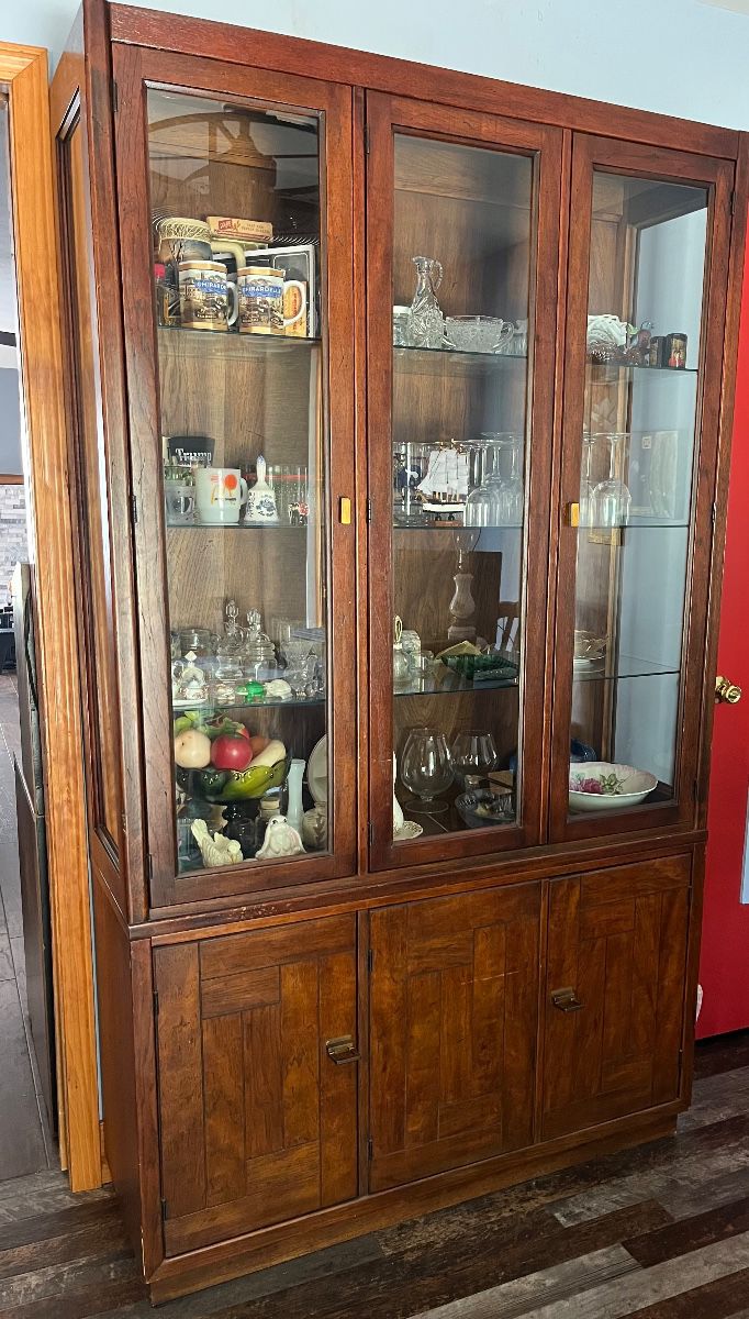 China hutch 79” high , 46” wide, 15” deep