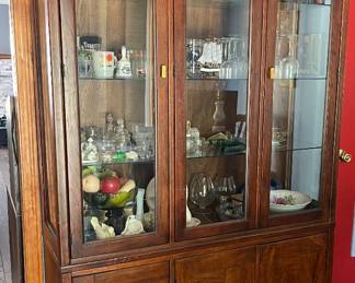 China hutch 79” high , 46” wide, 15” deep
