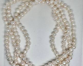 Multi-Strand Cultured Freshwater Pearl Necklace