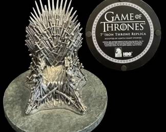05 Massive Game of Thrones Collectibles Lot Funko Pop, Gentle Giant Replica, Shire Post Coins More