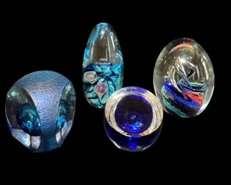 Studio Art Glass Paperweights Philabaum, Schiller, Dynasty Gallery, Lewin