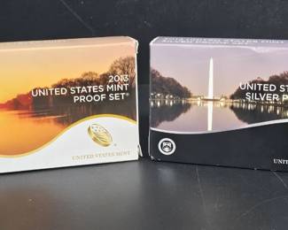 2013S US Mint Proof Set Silver Proof Set Lot 14Coin Sets OGP COA