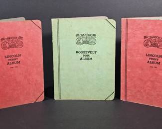 Archival Dansco U.S. Cent and Silver Dime Album Collection Lot