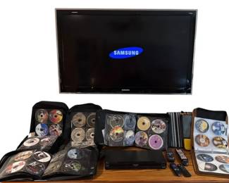 Ultimate Instant Home Theater Bundle Samsung 46 HDTV, Roku, BluRay 150 MovieTV MegaCollectio