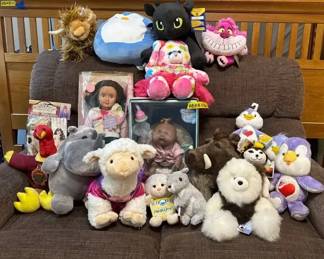 Ultimate Plush Vintage Toy Lot Cabbage Patch Kids, BuildaBear, Care Bears More