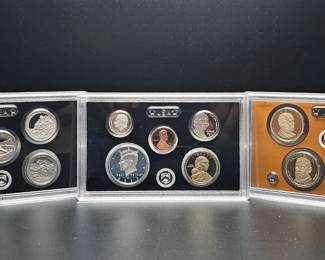 2012S U.S. Mint Silver Proof Set 14 Coins Complete OGP with COA Outer Box