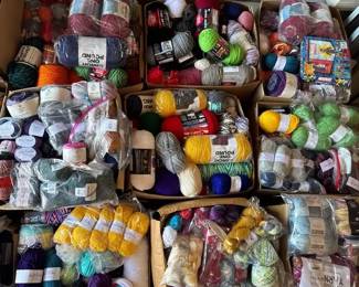 Huge Estate Yarn Collection600