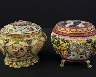 Rare Musical Trinket Boxes Wizard of Oz Snow White