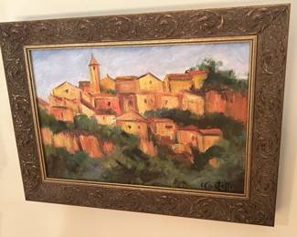 Oil on Canvas - artist signed - 