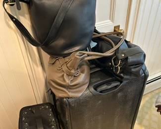 Fine Italian Leather handbags-coach bag on top is pending sale