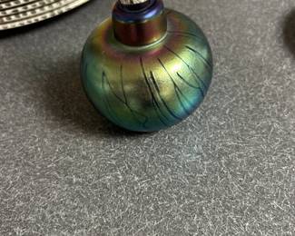 Art Glass Perfume Bottle - $35.00