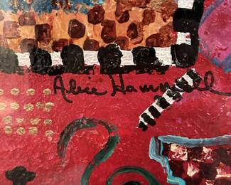 Alice Hammell  painting .
