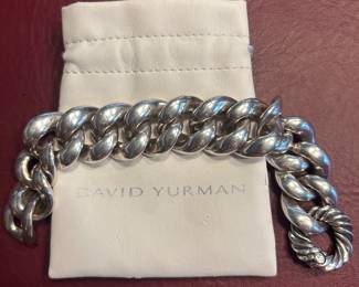 David Yurman Sterling bracelet in new condition.