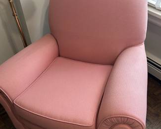 Pink Upholstered Chair - so comfortable - 