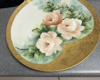 Hand Painted Limoges Plate  - 