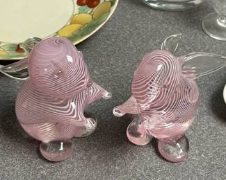 Murano Glass Rabbits -