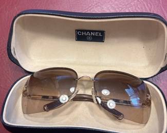 Authentic Chanel Women’s Sun Glasses, with Chanel Case.