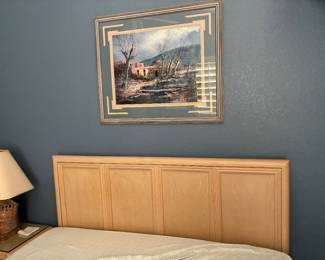Queen sized bed, Thomasville headboard