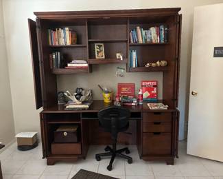 Sligh wood computer desk—American made 