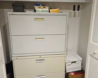 Two Drawer Lateral Filing Cabinets
