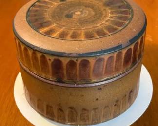 Regnor Reinholdsten Studio Pottery Lidded Bowl