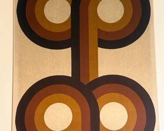 Vintage Stretched Scandinavian Textile Jahl Designs as Omega Collection