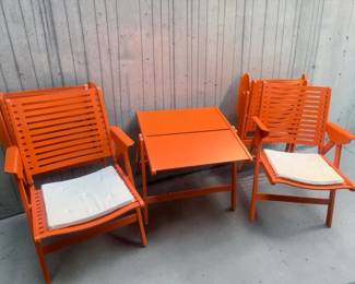 Rex Folding Chairs Table by Niko Kralj