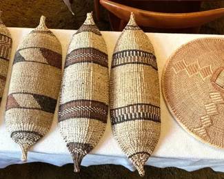 Ethiopian Gambela Canoe Baskets Tonga Basket