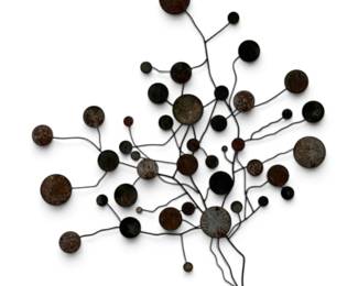 Weathered Metal Art Wall Hanging