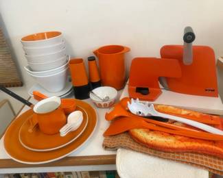 MCM Orange KYM Slicer, Catherine Holme Enamel Dish, More