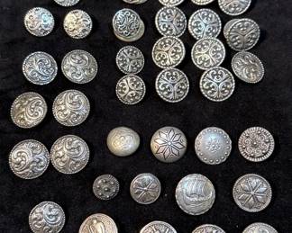 Norwegian Pewter Buttons