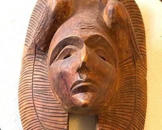Wooden folk art mask