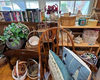 Baskets, Boxes, Books, Pillows
